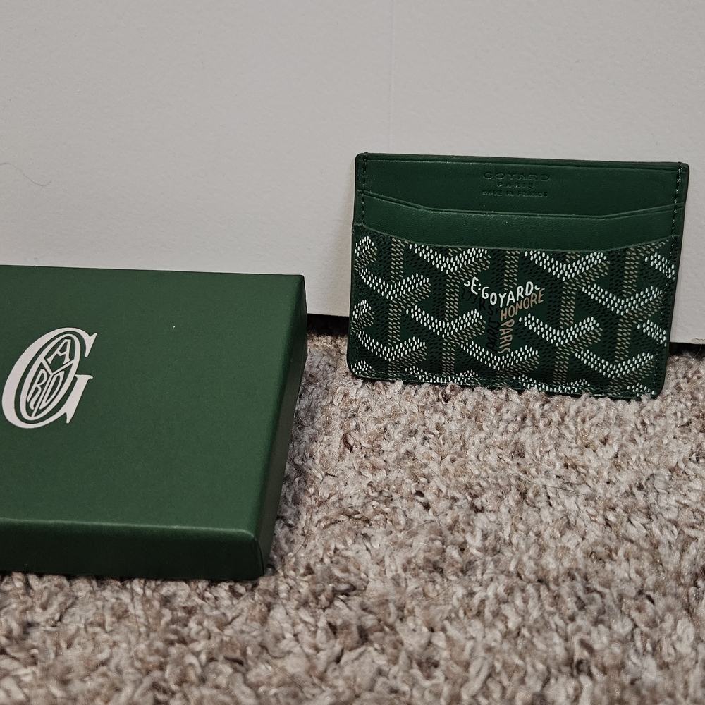 Goyard Green Card Holder